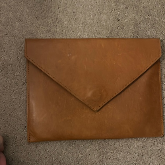 ABLE made in nashville women owned company like new leather clutch magnetic